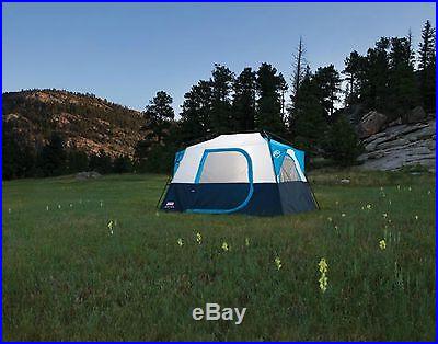 NEW! COLEMAN 6 Person Family Camping Instant Cabin Tent w/ Mini-Fly 10' x 9