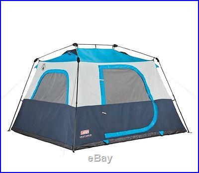 NEW! COLEMAN 6 Person Family Camping Instant Cabin Tent w/ WeatherTec 10' x 9