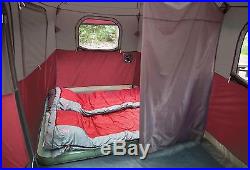 NEW! COLEMAN Hampton 6 Person Family Camping Cabin Tent with WeatherTec 13' x 7