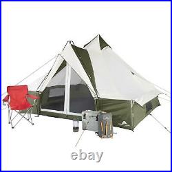 NEW Camping Tent 8 Person 2 Room Cabin Outdoor Large Family Lodge