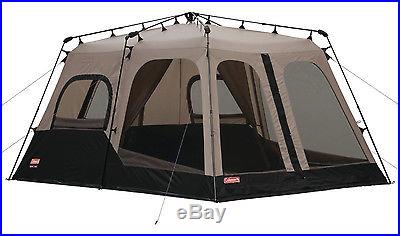 NEW! Coleman 14 x 10 Foot 8 Person Instant Two Room Tent with WeatherTec System