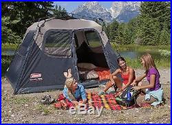 NEW! Coleman 4 Person Instant Tent Weather Protection Camping Hiking Waterproof