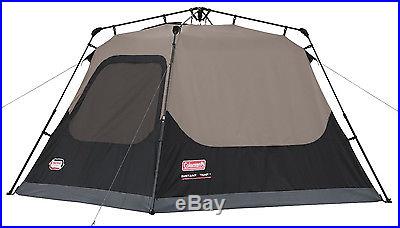 NEW! Coleman 4-Person Instant Tent fits One Queen Airbed (1 Minute Easy Setup)