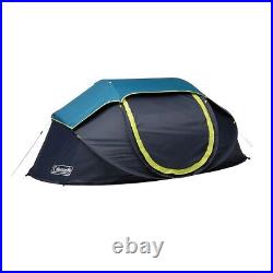 NEW Coleman 4-person Camp Burst PopUp Tent with Dark Room Tech