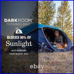 NEW Coleman 4-person Camp Burst PopUp Tent with Dark Room Tech