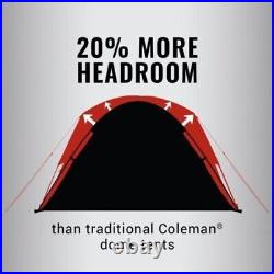 NEW Coleman 6-Person Skydome Camping Tent Evergreen 5 Minute Setup Attached Pole