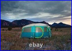 NEW Coleman 8 Person Cabin Camping Tent with Closet Blue (charity)