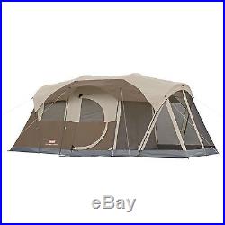 NEW! Coleman WeatherMaster 6 Person Screened Tent Camping Outdoor Waterproof