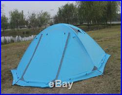 NEW Flytop Tent double layer 2 person 4 season outdoor camping wind snow skirt