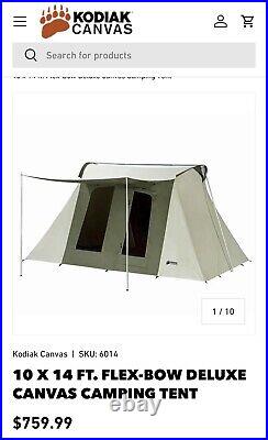 NEW IN BOXOriginally $759.99Kodiak Canvas 8 Person Cabin Tent