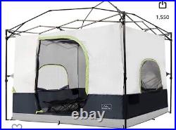 NEW KAMPKEEPER Camping Cube for Pop Up Canopy Tent, Converts 10x10 Straight Leg