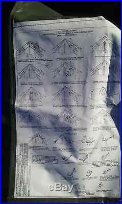 NEW! Outdoor Venture 10-Man Arctic Tent COMPLETE Stakes, Pole, Rope, Etc