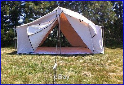 NEW SPIKE CANVAS WALL TENT 10' x 10