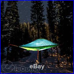 NEW TENTSILE STINGRAY 3-PERSON TREE HOUSE HAMMOCK TENT FRESH GREEN FLY with LADDER