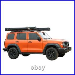 Naturnest 270° Car Awning Rooftop Tent Passenger Side with 6 Adjustable Poles Camp