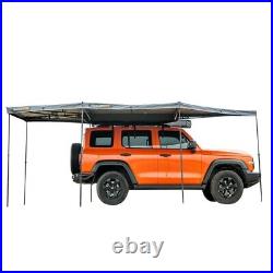 Naturnest 270° Car Awning Rooftop Tent Passenger Side with 6 Adjustable Poles Camp