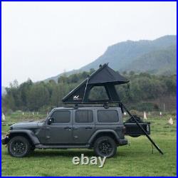 Naturnest 2-3 Person Aluminum Car Roof Top Tent Triangle Hard Shell SUV Camping
