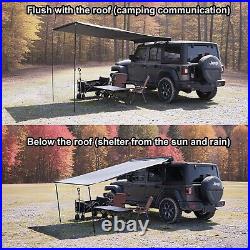 Naturnest Car Side Awning SUV Truck Rooftop Tent Shade Outdoor Camping 6.5x9.8ft