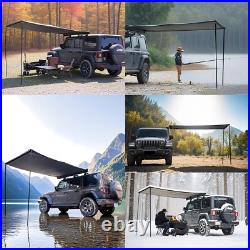 Naturnest Car Side Awning SUV Truck Rooftop Tent Shade Outdoor Camping 6.5x9.8ft