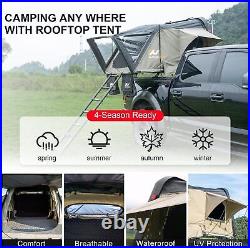 Naturnest Hard Shell Side Flip Car Roof Top Tent withLadder For PickupJeep Camping