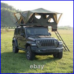 Naturnest Soft Shell Car Roof Top Tent with Panoramic Skylight Ladder Fits Camping
