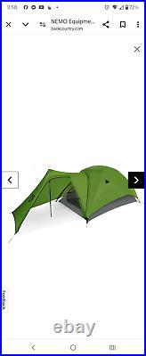 Nemo Espri LE 3P Tent Backpacking, Hiking, Camping