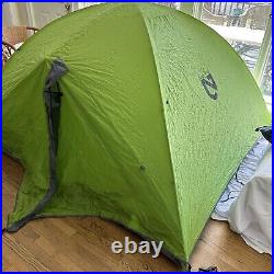 Nemo Galaxi 3P Backpacking Tent 3 Person Green Damaged but Repairable
