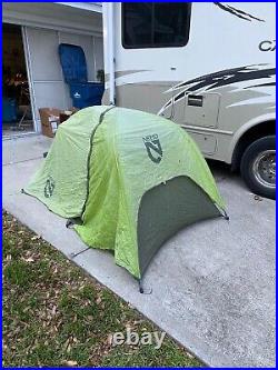 Nemo Hornet Ultralight Backpacking 2 Person Tent Green