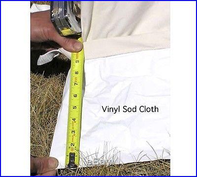 New 14x16 Canvas Wall Tent -Water/Mildew Treated & 4 RAFTER ANGLE KIT