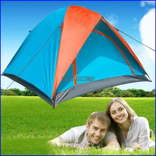 New 4 Person Double Layer Outdoor Waterproof Portable Shelter Dome Tent For Camp