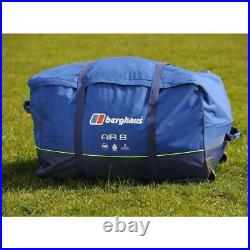 New Berghaus Air 8 Inflatable Tunnel Design 8 Person Family Tent