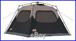 New Coleman 6 Person Instant Cabin Tent Family Camping Outdoor Instant Tent