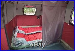 New Coleman Hampton 6 Person Family Camping Cabin Tent WeatherTec 13' x 7