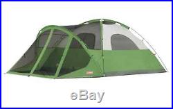 New Coleman Outdoor Camping 6-Person Family Screened Dome Tent Waterproof Hiking