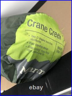 New Marmot Crane Creek Tent 3-Person 3 Season Tent Small Tear In Storage Bag