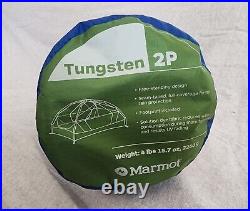 New? Marmot Tungsten 2P Tent With Footprint? Foliage/Dark Azure