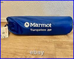 New Marmot Tungsten 2P with Footprint, Backpacking Tent Foliage/Dark Azure