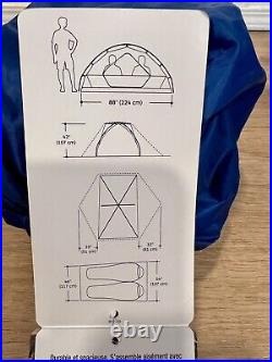 New Marmot Tungsten 2P with Footprint, Backpacking Tent Foliage/Dark Azure