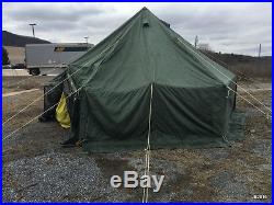 New NIB Outdoor Venture Corp 10-Man Arctic Tent Military Surplus Complete