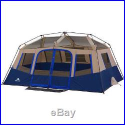 New Ozark Trail 10 Person Instant Cabin Tent 4 Bonus Folding Chairs Camping