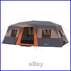 New Ozark Trail 12 Person 3 Room Instant Cabin Tent Easy Setup Family Camping