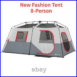 New Style Tent Fashion 8-Person Instant Cabin Tent with LED Lights, Camping Tent