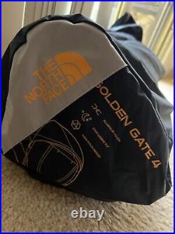 New The North Face Golden Gate 4 Person Tent Gray Navy $250