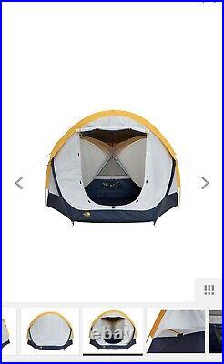 New The North Face Golden Gate 4 Person Tent Gray Navy $250