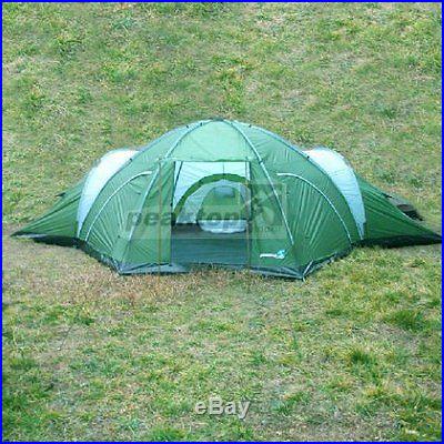 New outdoor 3 Season 8-10 Person 3+1 Room XX Large Family Group Camping Tent