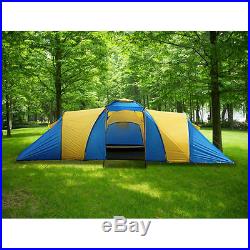 New outdoor 3 Season 9-12 Person 3+1 Room XX Large Family Traveling Camping Tent