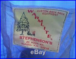 Nice Stephenson's Warmlite 3x 3 Person 4 Season Tent Large Door & Side Windows