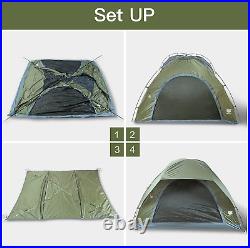 Night Cat Family Camping Tents 3 4 Persons with Unique Rainfly Waterproof Backpa