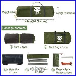 Night Cat Outdoor Camping Equipment Set Tent Pad Sleeping Bag Included