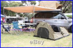 OCAM Wing Awning Drivers Side 3m x 3m 280g Cross Cotton Canvas 4x4 Camping